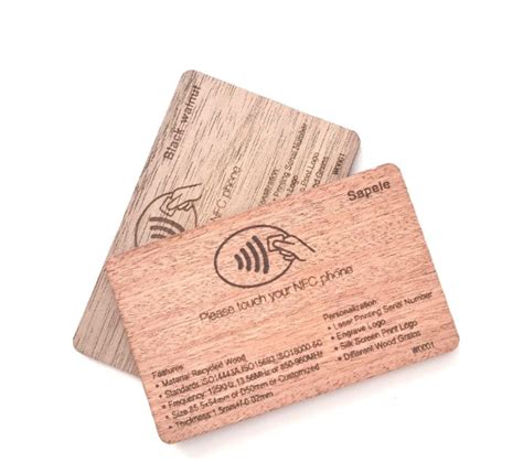 wooden rfid cards for hotels